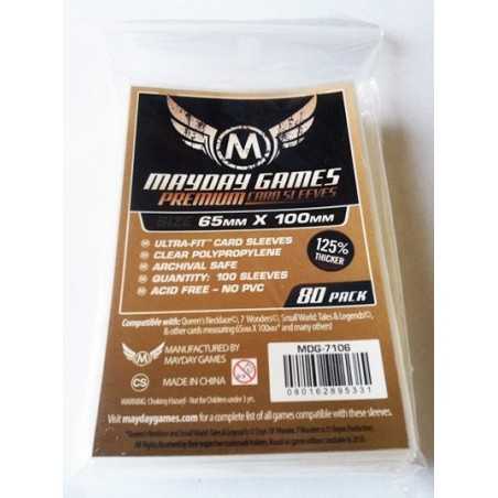 65 X 100 mm Fundas PREMIUM MAYDAY para 7 Wonders Magnum Copper