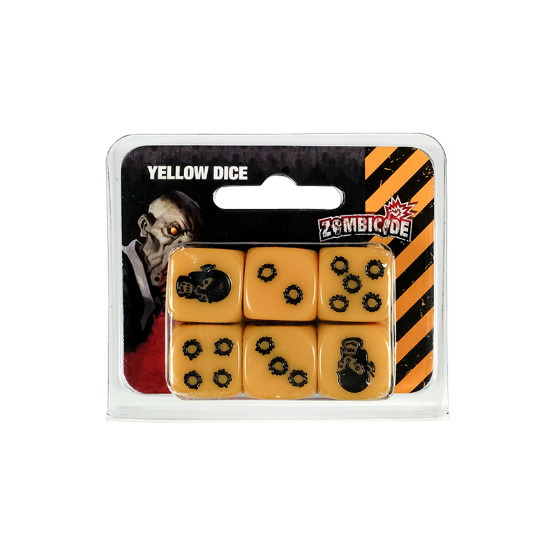 Zombicide yellow dice Zombicide yellow dice