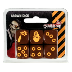 Zombicide dados marrones