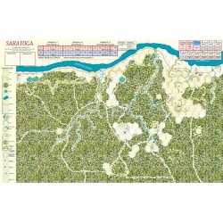 Saratoga Mounted Map