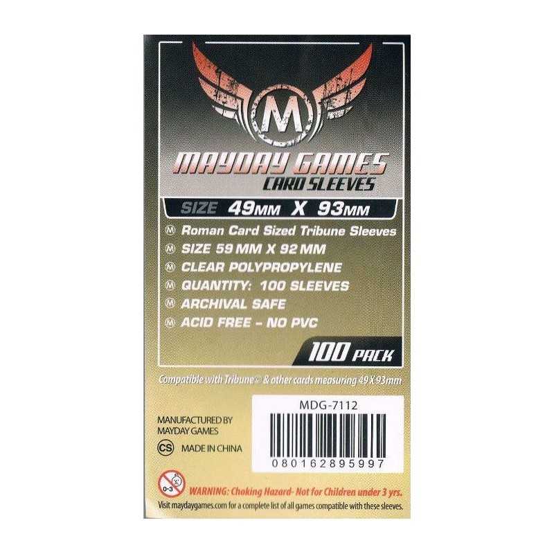 49 x 93 mm Tribune Card Sleeves 100 Pack 49 x 93 mm Tribune Card Sleeves 100 Pack