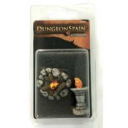 Dungeon Spain Pack de accesorios 7: Hoguera y pebetero