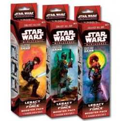 Star Wars miniaturas Legacy of the Force booster