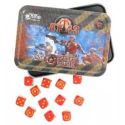 AT-43 Red Blok Dice Tin