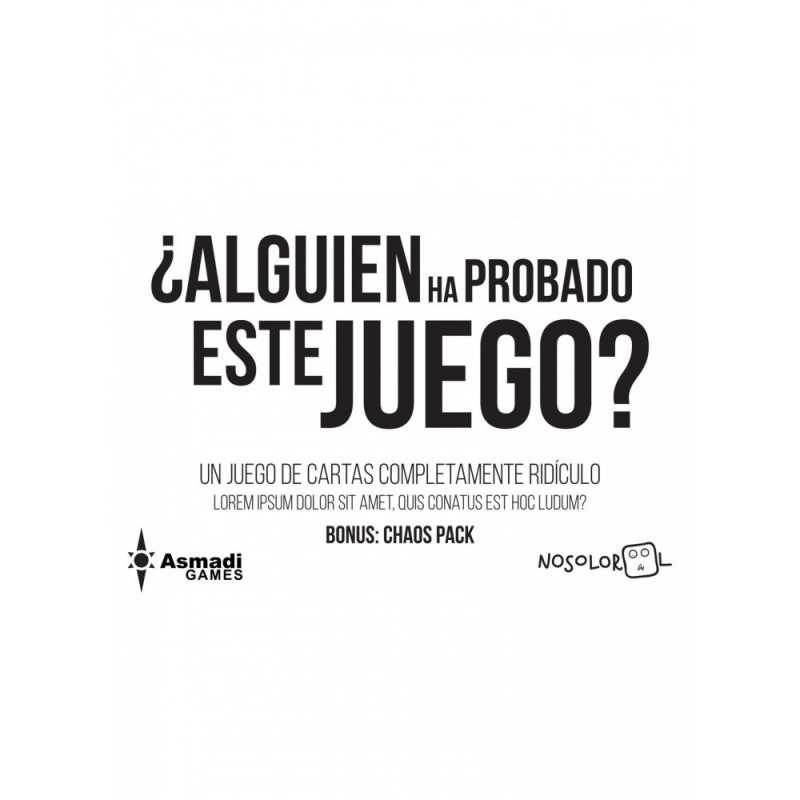 ¿Alguien ha probado este juego? ¿Alguien ha probado este juego?