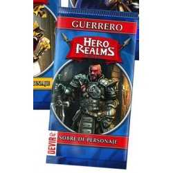 Guerrero Hero Realms sobre de personaje