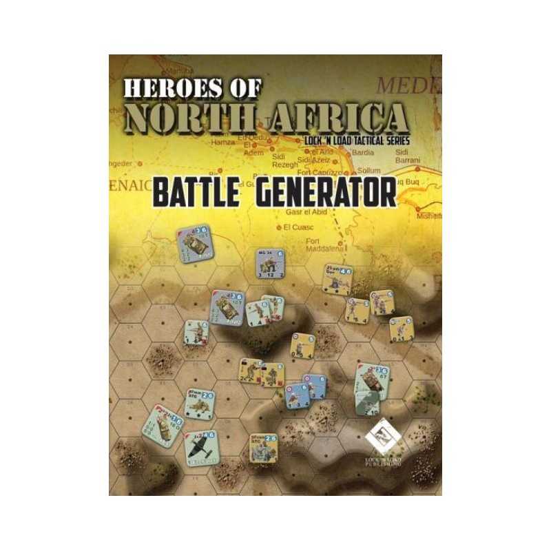 Heroes of North Africa BATTLE GENERATOR Lock 'n Load Tactical 