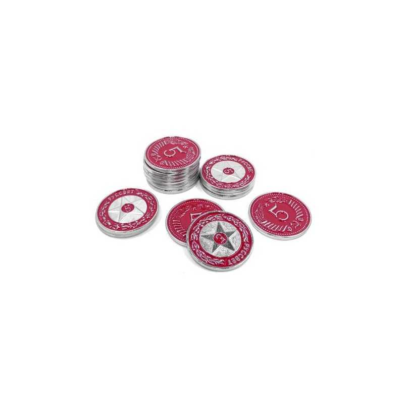Scythe: monedas $5 red Scythe: monedas $5 red