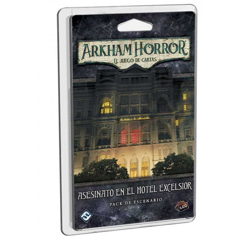 Asesinato en el hotel Excelsior Arkham Horror el juego de cartas