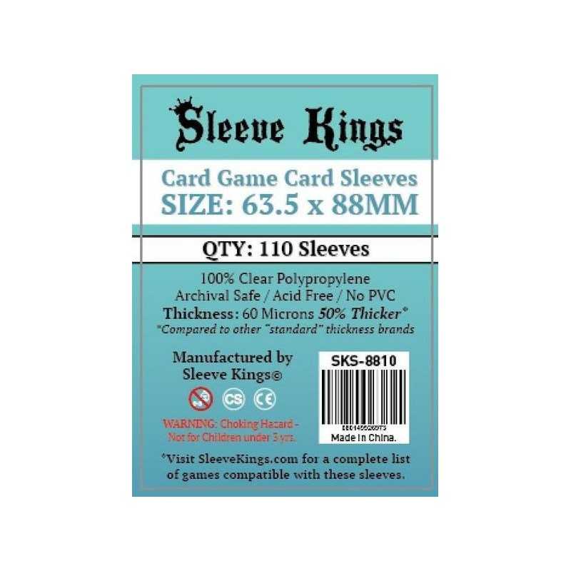 63.5 X 88 mm Fundas Sleeve Kings 110 unidades