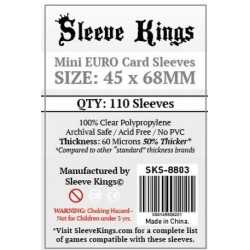 45 x 68 mm Fundas MINI EURO Sleeve Kings 110 unidades