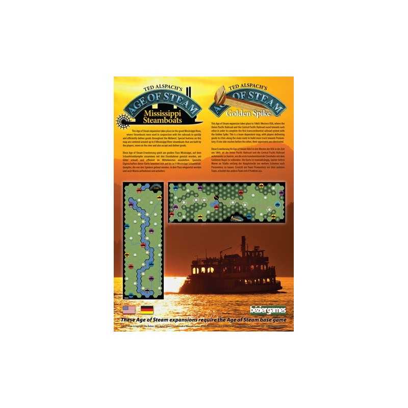 Mississippi Steamboats / Golden Spike Exp Railes /Steam / AOS Mississippi Steamboats / Golden Spike Exp Railes /Steam / AOS