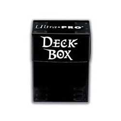 Solid Deck Box Negro (caja para cartas enfundadas)
