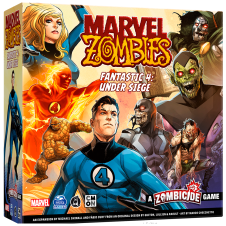 PREVENTA Marvel Zombies: Fantastic 4 Under Siege un juego de Zombicide
