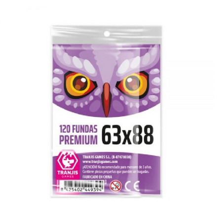 63.5 x 88 mm Fundas Búho ESTANDARD Premium