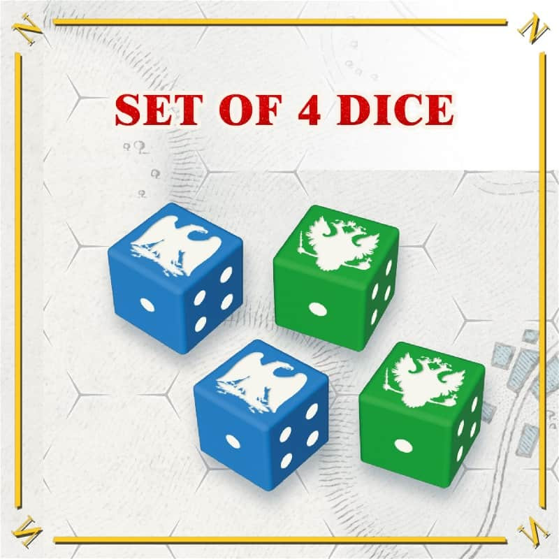 Battles of Napoleon Volume I EYLAU 1807 Special Dice