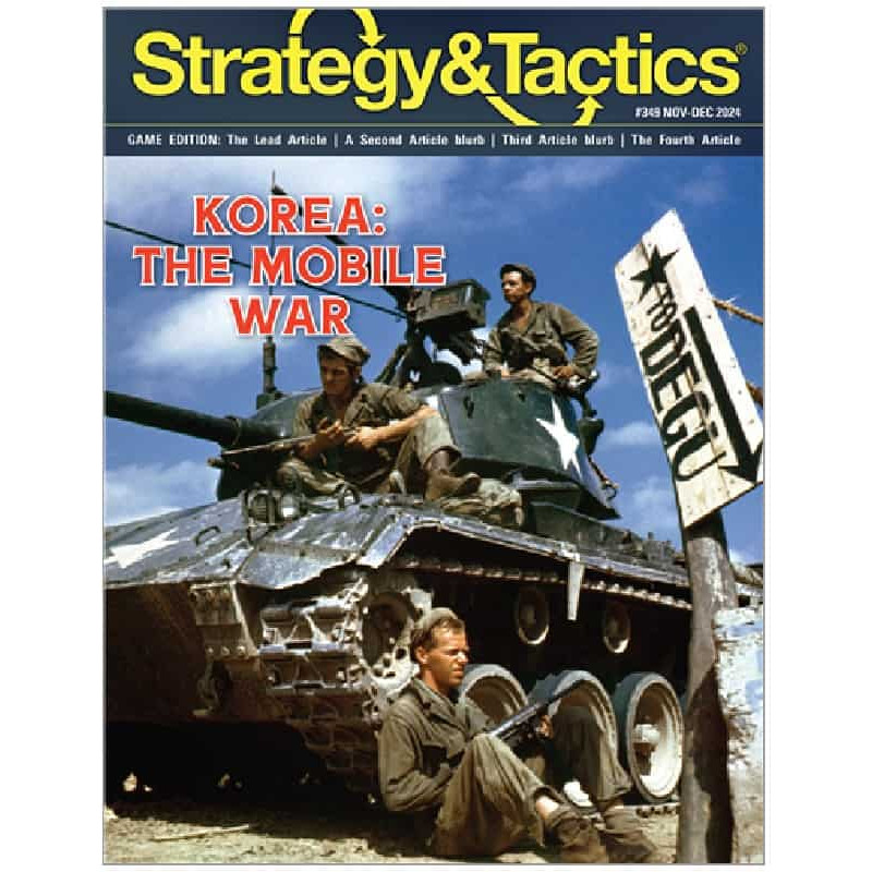Strategy & Tactics 349 Korea The Mobile War