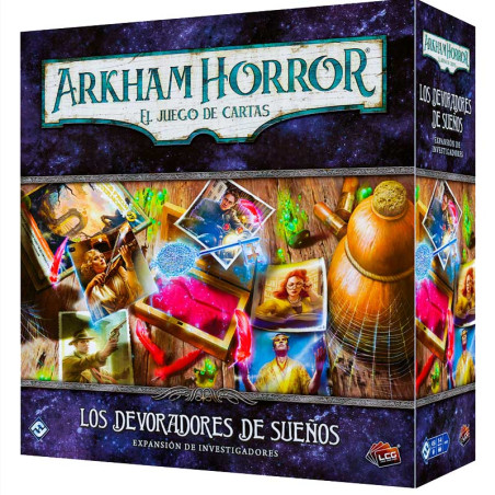 Preventa LOS DEVORADORES DE SUEÑOS expansión de investigadores Arkham Horror LCG