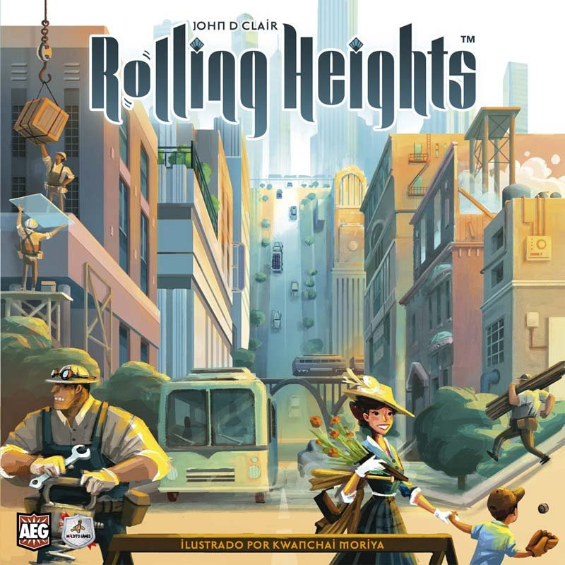 Rolling Heights el juego de mesa de estrategia y habilidad