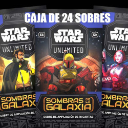Star Wars Unlimited SOMBRAS DE LA GALAXIA Sobre (Caja completa)