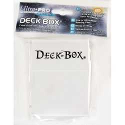 Solid Deck Box Blanca (caja para cartas enfundadas)