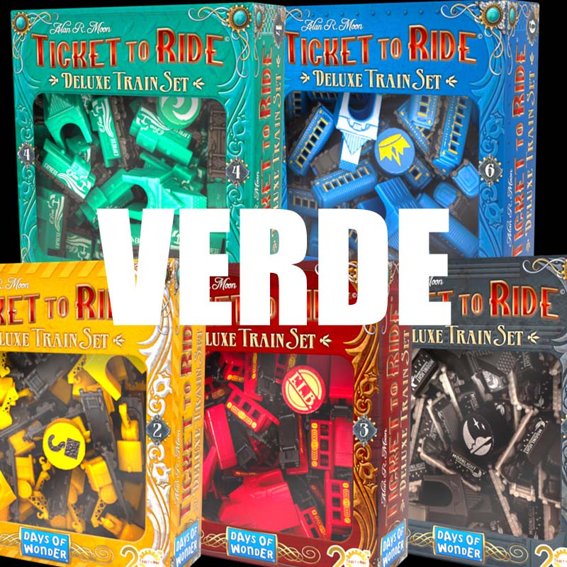 Aventureros al Tren VERDE Deluxe train set Aventureros al Tren VERDE Deluxe train set