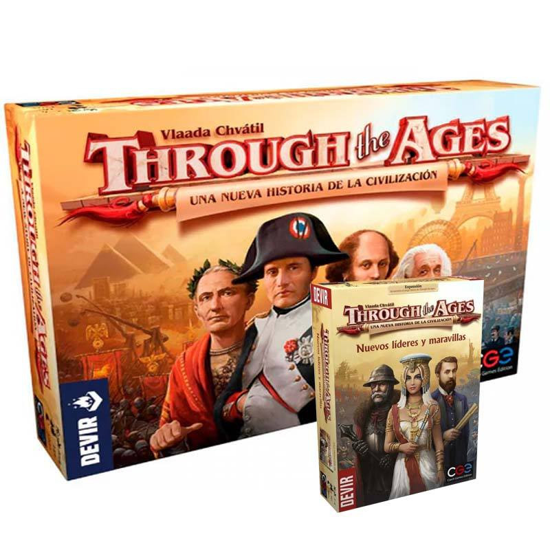 Through the Ages + NUEVOS LIDERES Y MARAVILLAS Through the Ages + NUEVOS LIDERES Y MARAVILLAS