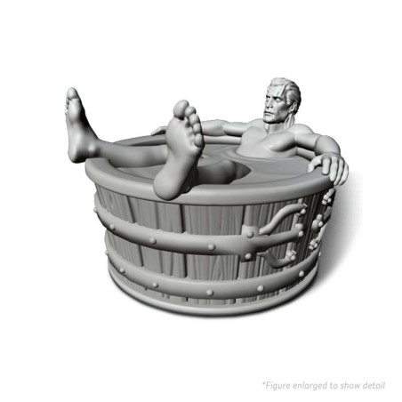 Unmatched The Witcher Geralt in Bathtub