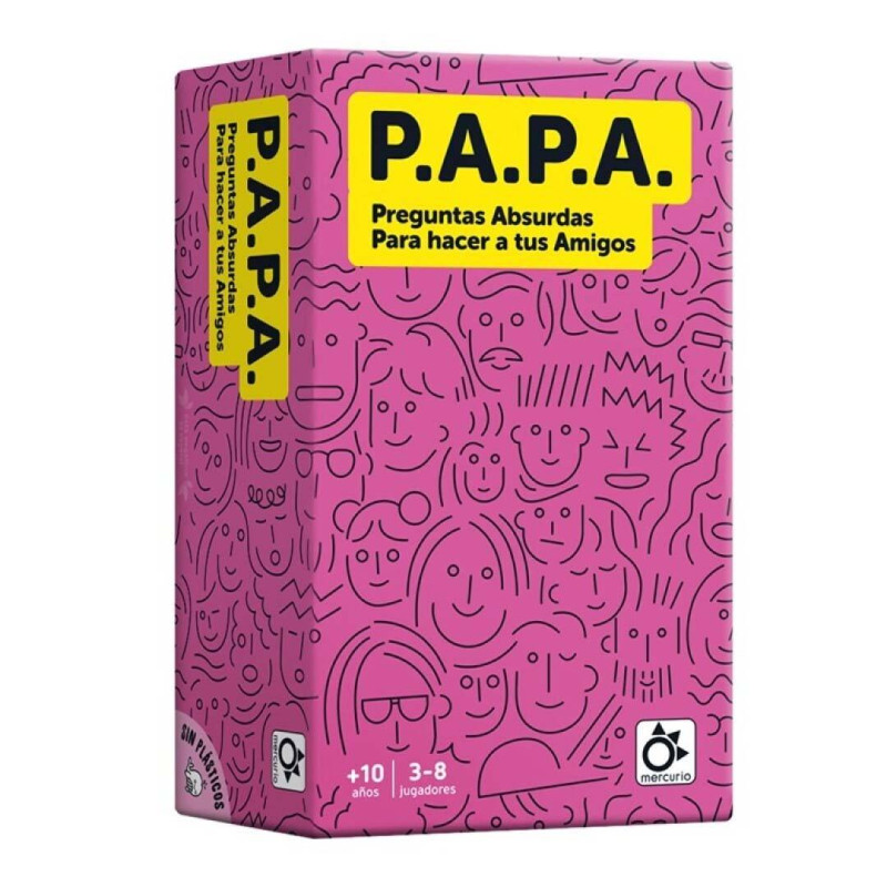 P.A.P.A juego de cartas mercurio