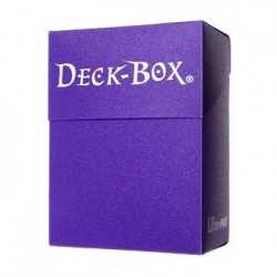 Solid Deck Box purpura (caja para cartas enfundadas)