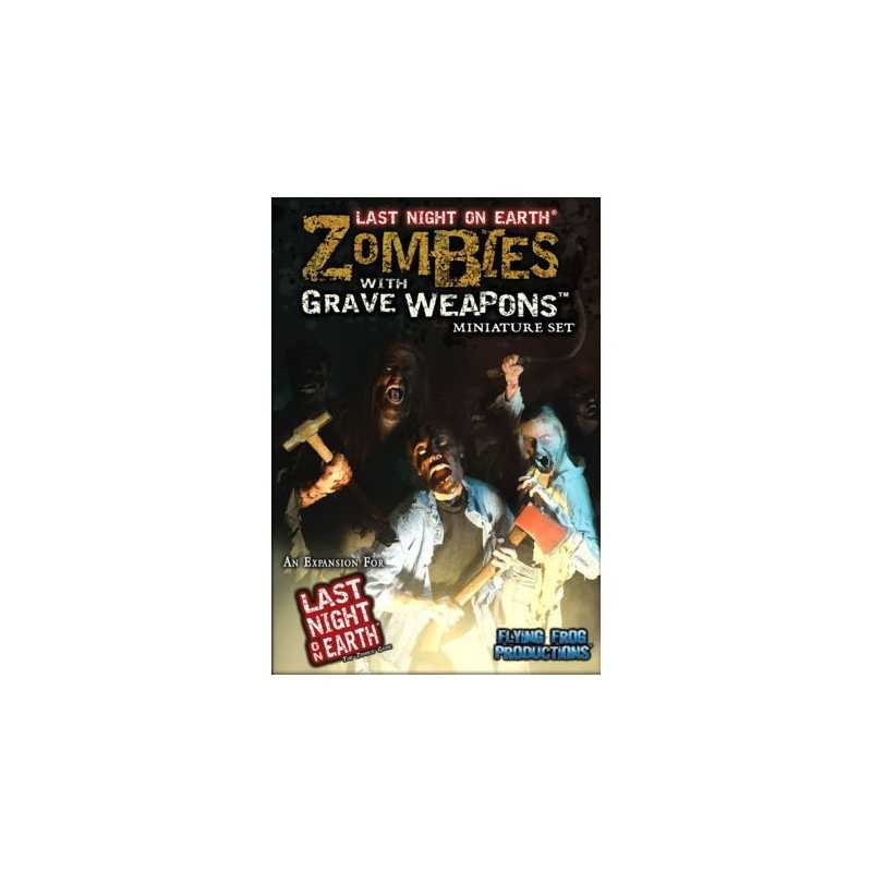 Zombies with Grave Weapons Mini Set Last Night on Earth