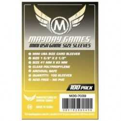 41 X 63 mm Mayday sleeves Mini american 100 units (yellow)