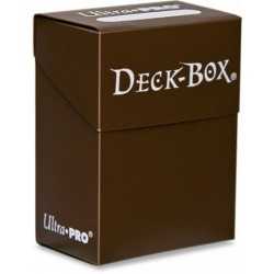 Solid Deck Box Marron (caja para cartas enfundadas)