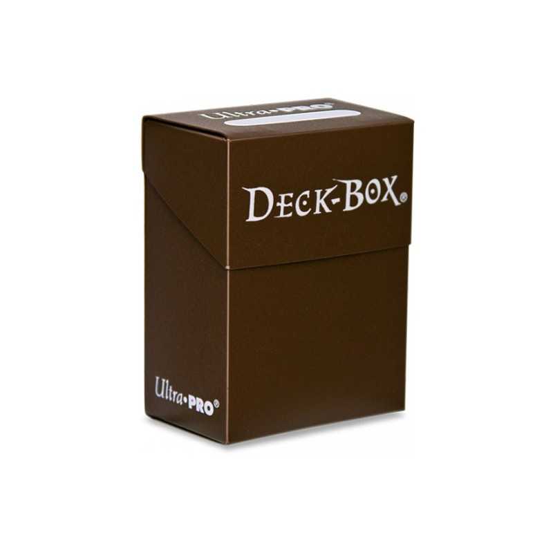 Solid Deck Box Marron (caja para cartas enfundadas)