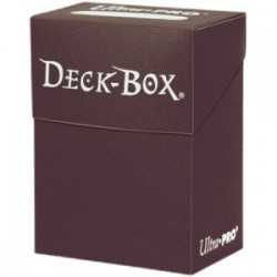 Solid Deck Box Marron (caja para cartas enfundadas)