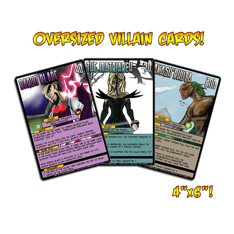 Villain Oversized Cards Sentinels of the Multiverse Villain Oversized Cards Sentinels of the Multiverse