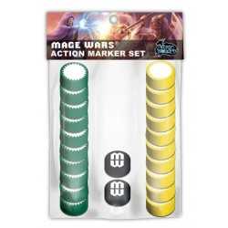 Mage Wars 4 Player Action Marker Set