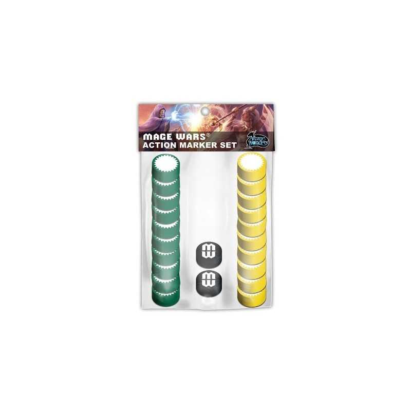 Mage Wars 4 Player Action Marker Set