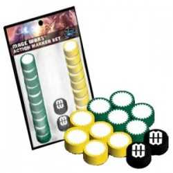 Mage Wars 4 Player Action Marker Set