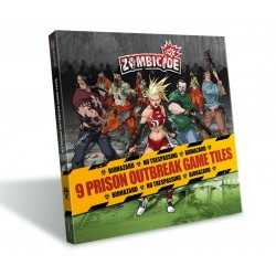 Zombicide Prison Outbreak Game Tiles