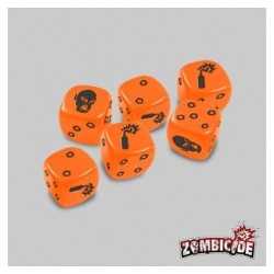 Zombicide dados naranja