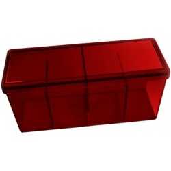 Storage Box 4 compartments Red