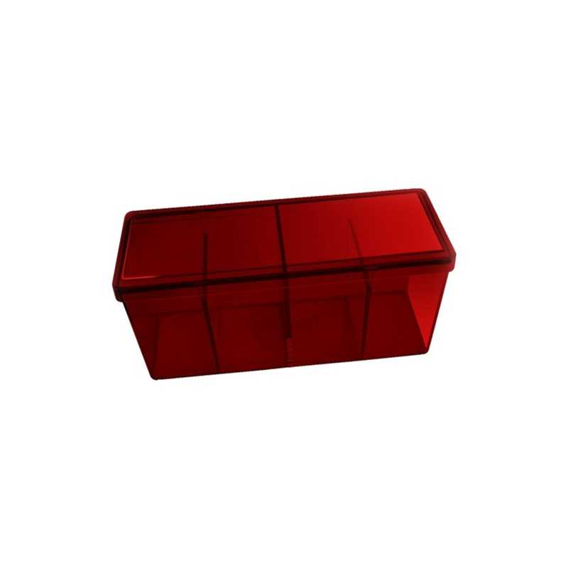 Storage Box 4 compartments Red