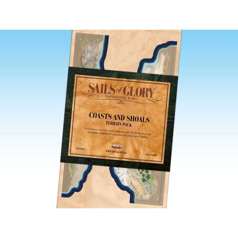 Sails of Glory Coast and shoals terrain pack